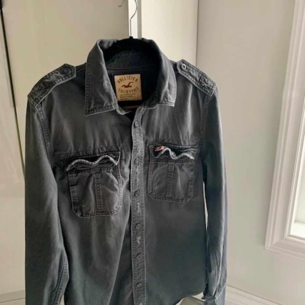 Hollister rugged shirt XL like new distressed look